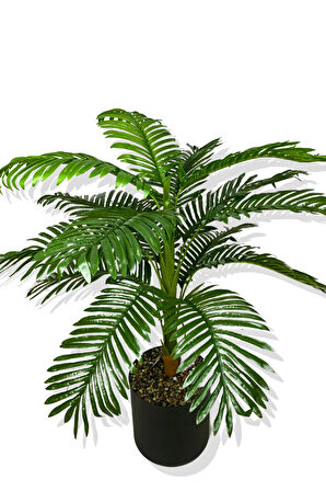 YAPAY TEK GÖVDE AREKA 100 CM YAPAY AĞAÇ 25X25 SİYAH SAKSI