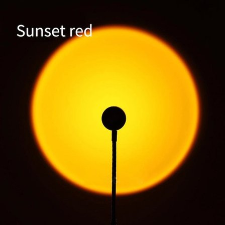 Taşınabilir USB Sunset Gün Batımı Ambiyans Işığı Lamba