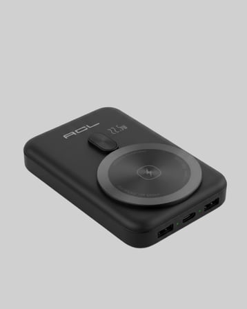 22.5W Hızlı Şarj Destekli Manyetik Powerbank Kompakt Tasarım