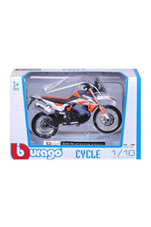 Motorsiklet 1:18 Burago KTM 790 ADVENTURE R RALLY