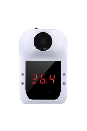Hi8us HGB02 Duvar Tipi Ateş Ölçer Infrared Thermometer Temassız Hastane Okul İşyeri Avm Şirket