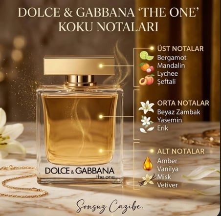 Dolce & Gabbana The One EDP 75 ml Lüks Kadın Parfümü