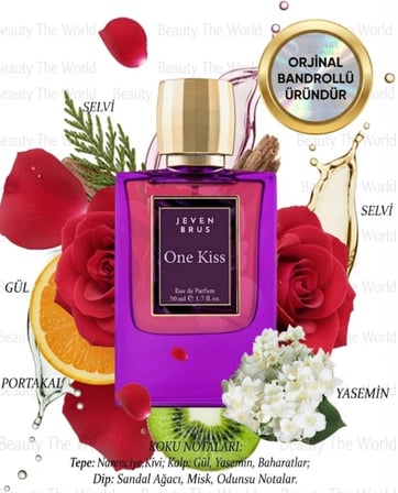 One Kiss Eau De Parfum 50ML - Orjinal Bandrollü Uzun Süre Kalıcı Parfüm
