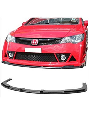 Honda Civic Fd6 (2006-2011) Mugen RR Ön Tampon Altı Lip (Plastik) (( BOYASIZ ))