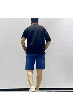 Çok Cepli Basic  Slim Kot  Şort