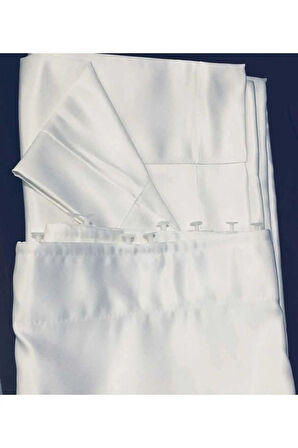 İSTANBUL PERDE/ Hazır güneşlik, ekru (kırık beyaz) renk, uzun boy