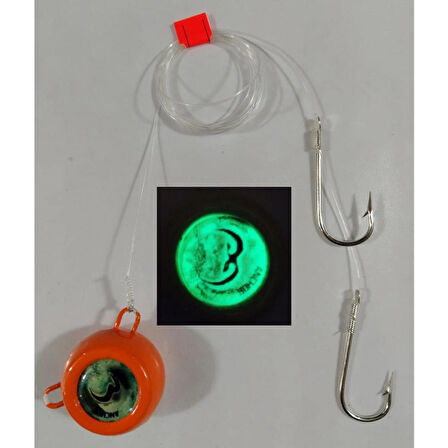 Melek Gözü Büyük Balık Takımı (AKYA - ORKİNOS- SİNARİT - FANGRI - GRIDA VS) UV FOSFOR 200 GR TURUNCU