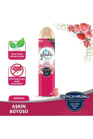 300 ml Hava Tazeleyici Aerosol Oda Kokusu Aşkın Büyüsü Ortam Oda Parfümü