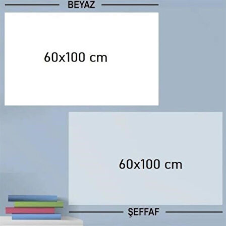  Ders Çalışma Yazı Tahtası Manyetik Duvar Stickerı 100x60 cm