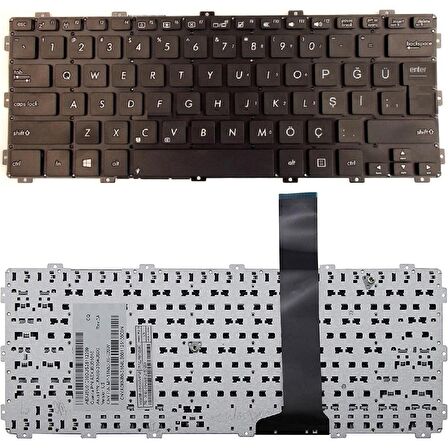 Asus F301, F301A, X301, X301A Uyumlu Klavye Tuş Takımı Tuş Seti Siyah Türkçe