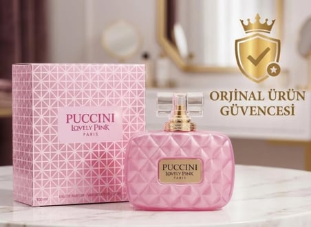 Puccini Lovely Pink Eau De Parfum 100 ml - Çekici ve Kalıcı Özel Seri Kadın Parfümü