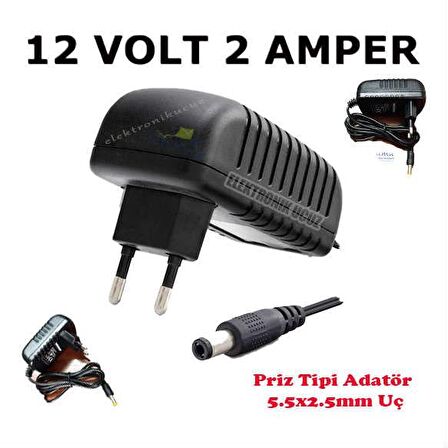 EU-03-12 VOLT 2 AMPER 12V 2A TP-LİNK - HUAWEİ - ZTE MODEM ADAPTER ADAPTER smps GÜÇ KAYNAĞİ