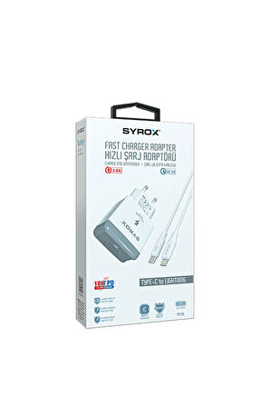 Pd18l 3.0a 18w Pd Type-c To Lightning Hızlı Şarj Cihazı Duvar Tipi Şarj Adaptörü Type-c To Lig