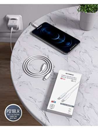 Umut Bilşim Teknolojileri _ Pd18lk 18w 3.0a Type-c To Iphone Pd Şarj Kablosu - Aynı Gün Kargo -