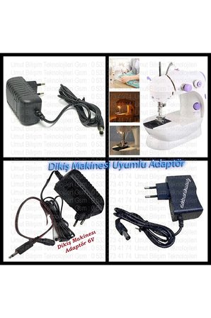 6V 1A 1000MA Güç Kaynağı Şarj Cihazı Güç Adaptörü 6V 1A Adaptör Ev Mini Dikiş Makinesi Uyumlu Adaptörü Mini Dikiş Makinesi Pedallı Pratik Mini Dikiş Makinesi Adaptörü Uyumlu