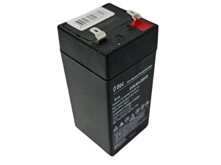 HHM - 4V 4Ah Dik Akü Sıfır Akü Ttec 4V 4Ah Akü 47x47x100