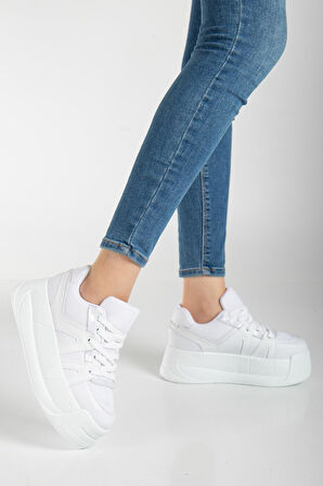 Suins Higher Model Kadın Yüksek Taban Spor Ayakkabı Sneaker 6 cm