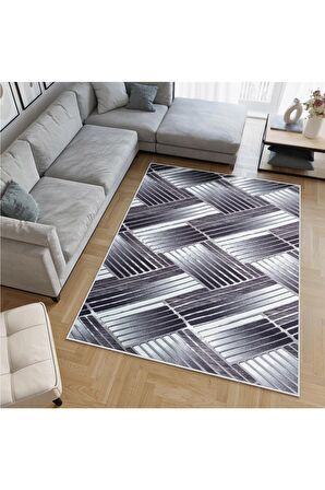 Hilton Halı ,Modern Yıkanabilir Kaymaz Taban Halı ,Salon Halısı ,Mutfak Halısı Yolluk