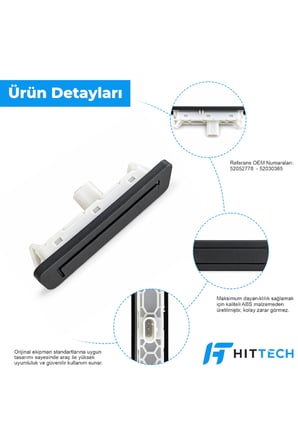 Fiat Egea, Fiorino, Tipo ve Jeep Renegade Uyumlu Bagaj Açma Düğmesi Butonu Switch OEM 52052778 - 52030365