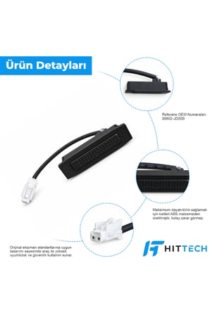Nissan Qashqai ve Note Uyumlu Bagaj Açma Düğmesi Butonu Switch OEM 90602-JD00B