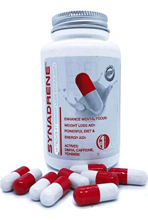 Hitech Synadrene (Yohimbine+Alpha lipoic acid+Green Tea+Dmha) 45 Tablet