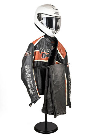 Biker Butler Kask Askılı Metal Dilsiz Uşak | Motosiklet Tutkunlarına Özel