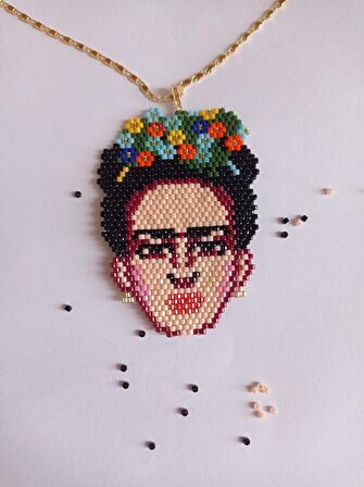 Miyuki frida kahlo kolye