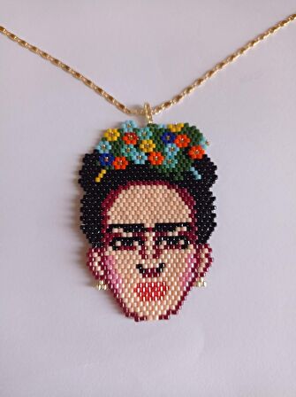 Miyuki frida kahlo kolye