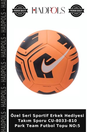 Özel Seri Sportif Erkek Hediyesi Takım Sporu CU-8033-810 Park Team Futbol Topu NO:5