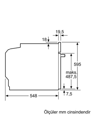 HJ852GYW0T 76 Lt Beyaz Ankastre Fırın
