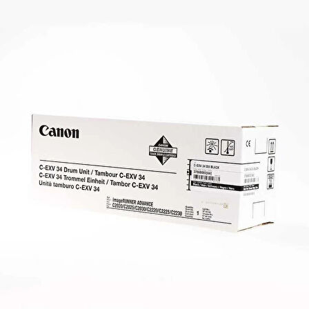 Canon C-EXV-34/3786B003 Siyah  Fotokopi Drum Ünitesi