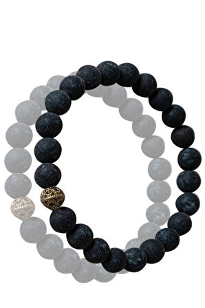 Sertifikalı Ham İşlenmemiş İyolit Taşı Bileklik