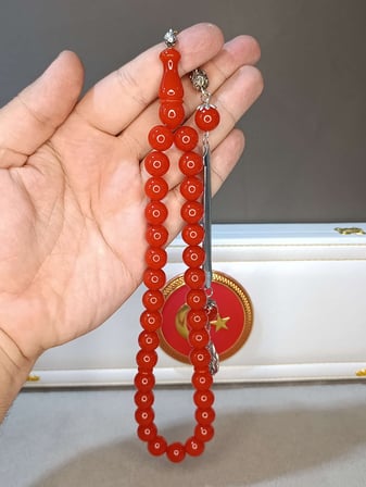 SIKMA KEHRİBAR TESBİH HALİL KOÇAK USTA YAPIMI