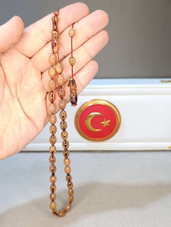 SIKMA KEHRİBAR TESBİH HALİL KOÇAK USTA YAPIMI