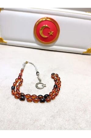ATEŞ KEHRİBAR TESBİH USTA YAPIMI