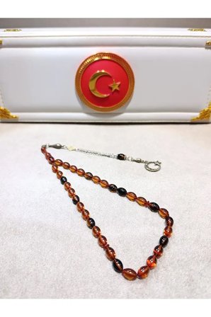 ATEŞ KEHRİBAR TESBİH USTA YAPIMI