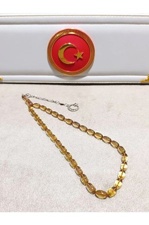 BLOK ZAR KEHRİBAR TESBİH USTA YAPIMI