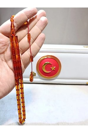 ATEŞ KEHRİBAR TESBİH USTA YAPIMI