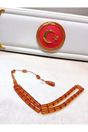 ATEŞ KEHRİBAR TESBİH USTA YAPIMI