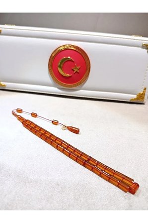 ATEŞ KEHRİBAR TESBİH USTA YAPIMI