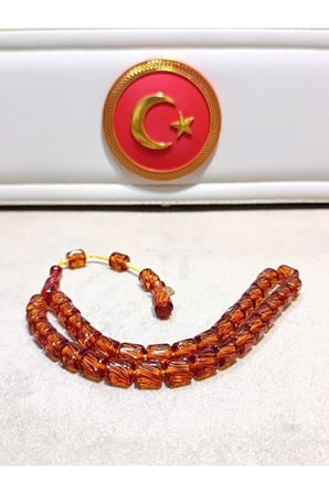 ATEŞ KEHRİBAR TESBİH USTA YAPIMI