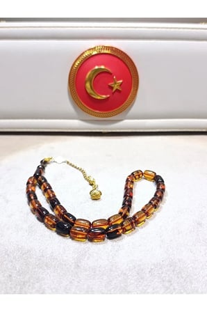 ATEŞ KEHRİBAR TESBİH USTA YAPIMI