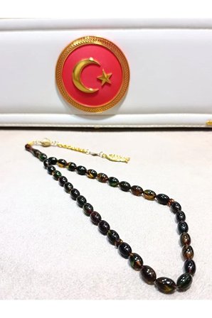 ATEŞ KEHRİBAR TESBİH USTA YAPIMI