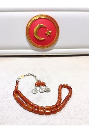 SIKMA KEHRİBAR TESBİH USTA YAPIMI BİLEK BOY