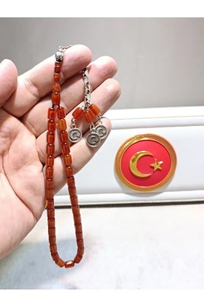 SIKMA KEHRİBAR TESBİH USTA YAPIMI BİLEK BOY
