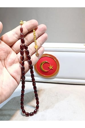 SIKMA KEHRİBAR TESBİH HARELİ VE USTA YAPIMI