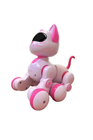 Uzaktan Kumandalı Şarjlı Akıllı Kedi İnteraktif Eğitici Ve Eğlendirici Robot Oyuncak Kumandalı