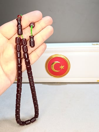 SIKMA KEHRİBAR TESBİH AKICI ÇEKİMLİ USTA YAPIMI