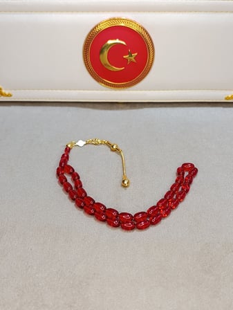 ATEŞ KEHRİBAR TESBİH USTA YAPIMI