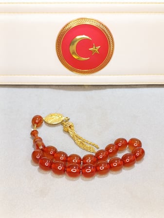 SIKMA KEHRİBAR TESBİH BİLEK EFE BOY USTA YAPIMI
